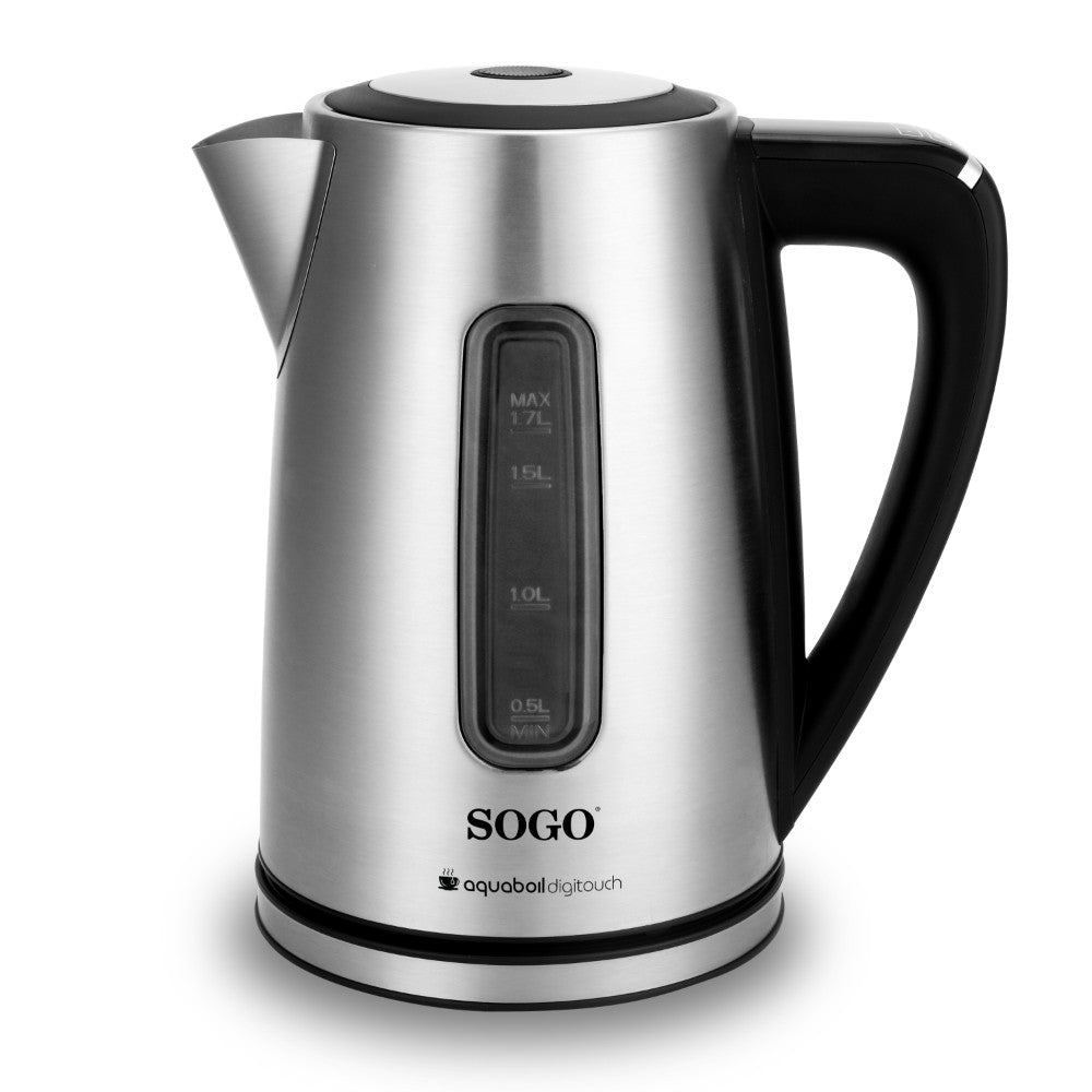 SOGO Waterkoker met Temperatuurregeling - 1,7 liter - Warmhoudfunctie - 2200W - RVS
