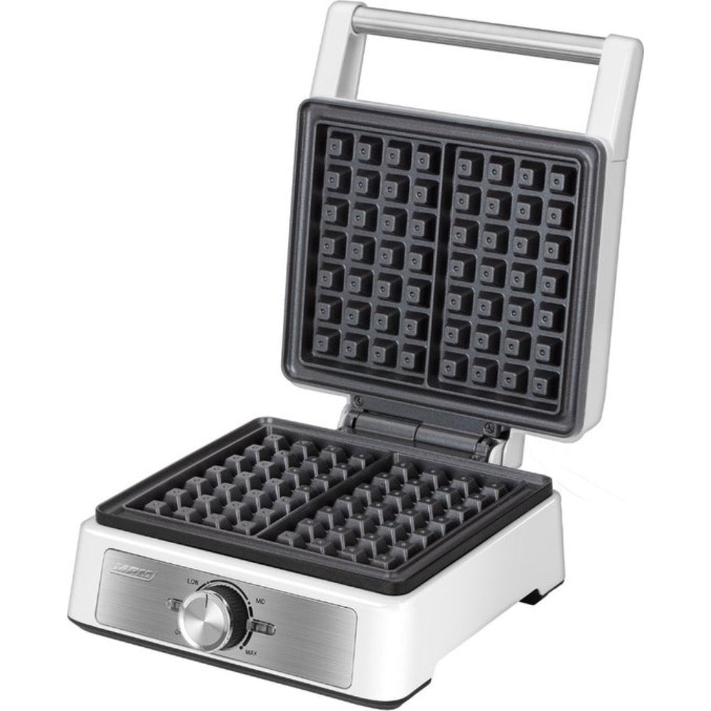 MPM Wafelmaker voor 2 wafels - Anti aanbaklaag - Temperatuurregeling - 1600W