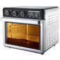 DCG Airfryer XXL en Oven met Accessoires - 34 liter - 6 kookprogramma's - Timer - 2000W - Zilver/Zwart