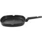SOGO QuanTanium Grillpan - 28x28cm - Inductie - Anti-aanbaklaag - PFOA-vrij - Zwart