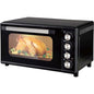 DCG Vrijstaande Elektrische Oven - 45 Liter - Timer - 6 Functies - 100 tot 230°C - Hete Lucht - 2000W - Zwart