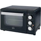 DCG Vrijstaande Elektrische Oven - 24 Liter - Timer - 6 Functies - Hete Lucht - 1380W - Zwart