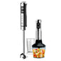 SOGO 6-delige Staafmixer Set - Hakmolen en Accessoires - 23 Snelheden + Turbostand - LED-licht - 1500W - RVS