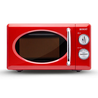 SOGO Retro Vrijstaande Magnetron - 20L - Timer - 5 Programma's - 700W