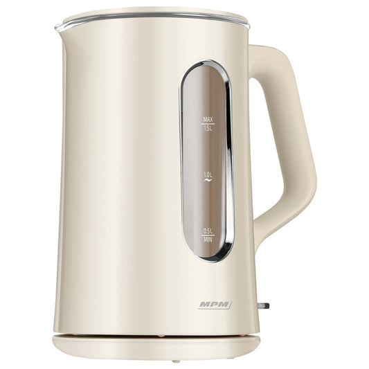 MPM Dubbelwandige Waterkoker met Verlicht Interieur - 1.5 Liter 2200W