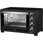 MPM Vrijstaande Elektrische Oven 32 Liter - Hete Lucht en Grill - 1600W - Zwart